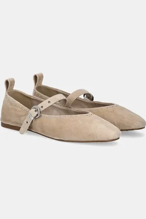 ANSWEAR Ballerine in pelle scamosciata colore