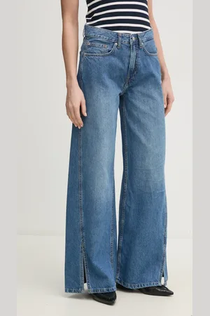 Pepe Jeans Jeans WIDE LEG JEANS MW SLIT donna colore PL205001