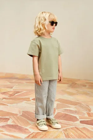 Liewood Pantaloni per bambini Harald Stripe Pants colore rosa