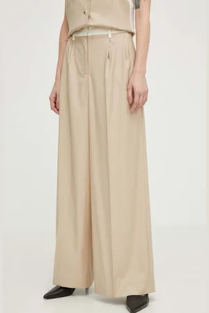 REMAIN Pantaloni in misto lana colore