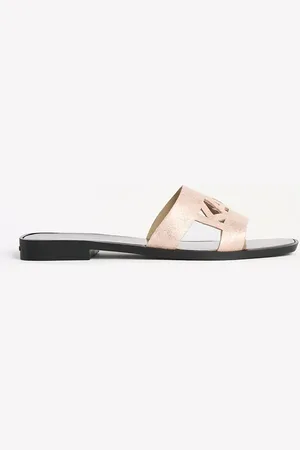 Karl Lagerfeld Ciabatte slide in camoscio SKOOT II donna colore KL80402