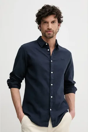 Pepe Jeans Camicia di lino ARNAU uomo colore PM308844