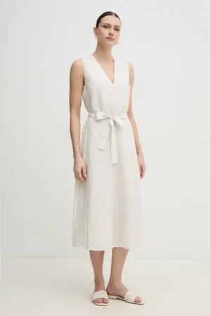 Calvin Klein Vestito con aggiunta di lino colore K20K208424