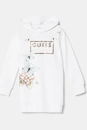 Guess Vestito di cotone bambina colore J5RK35 KAD74
