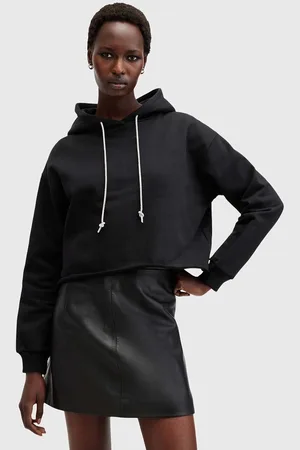 AllSaints Felpa in cotone PIPPA SPARKLE HOODY donna colore con cappuccio W117JB