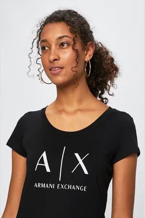 Armani Exchange T-shirt in cotone donna colore