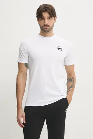 Karl Lagerfeld T-shirt in cotone uomo colore con applicazione 500224.755710