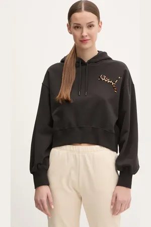 PUMA Felpa donna colore con cappuccio con applicazione 632338