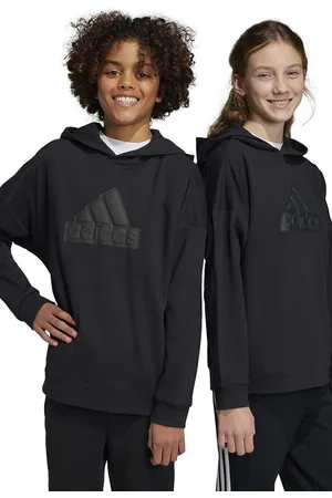 adidas Felpa per bambini U FI LOGO con cappuccio