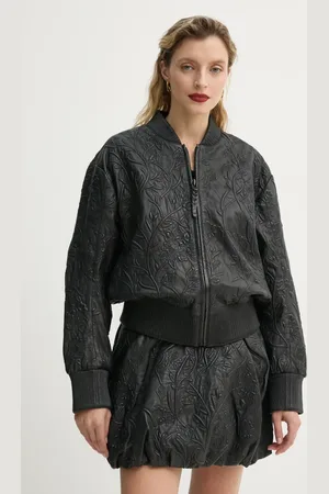 Munthe Giacca in pelle stile bomber FERRIL donna colore 251151525105