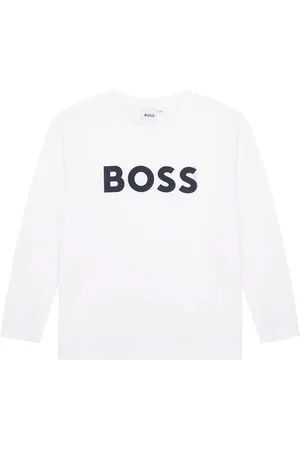 HUGO BOSS Longsleeve in cotone bambino/a