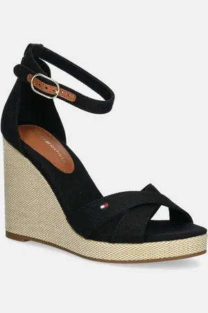 Tommy Hilfiger Sandali FLAG HIGH WEDGE ESPAD CRISSCROSS colore FW0FW08661
