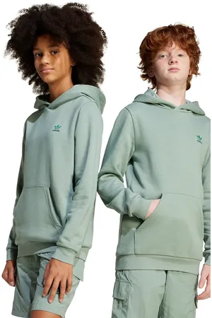 adidas Felpa per bambini colore con cappuccio JC8415