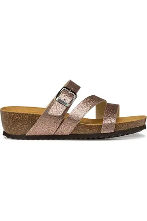 Geox Ciabatte slide D NEW STHELLAE donna colore beige D551AA 000EW C0896