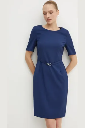 HUGO BOSS Vestito in lana colore