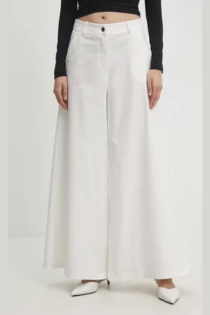 ANSWEAR Pantaloni donna colore bianco