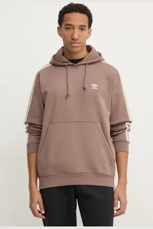 adidas Felpa 3-Stripes uomo colore con cappuccio con applicazione JP1000