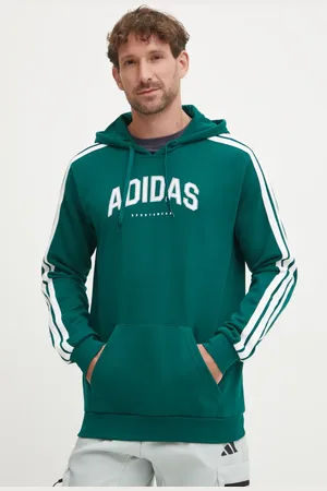 adidas Felpa Collegiate uomo colore con cappuccio JV6506