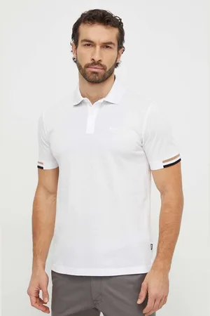 HUGO BOSS Polo in cotone colore nero