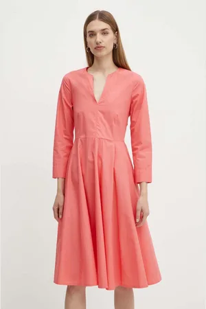 Max&Co. Vestito in cotone colore arancione 2416221154200