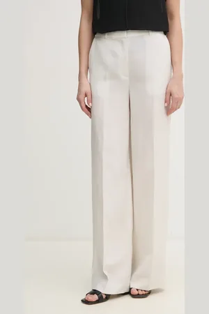 Calvin Klein Pantaloni in lino misto donna colore K20K208381
