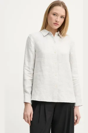 THEORY Camicia di lino colore O1103507