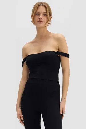 Saint Body Body BARDOT BODYSUIT BLACK donna colore SB.548