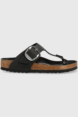 Birkenstock Infradito in pelle Gizeh Big Buckle donna colore 1023334