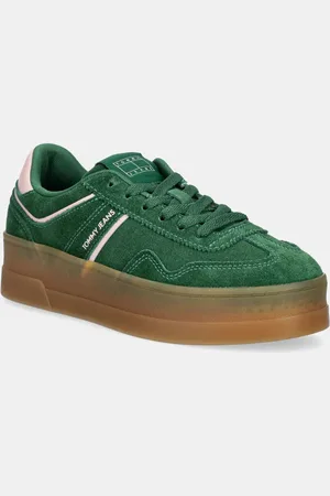 Tommy Hilfiger Sneakers in camoscio THE GREENWICH FLATFORM SUEDE colore EN0EN02734
