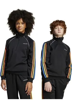 adidas Felpa per bambini colore con applicazione JC8402