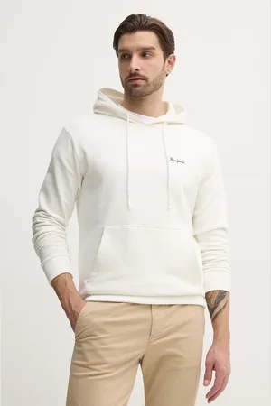 Pepe Jeans Felpa in cotone ESSENTIAL HOODIE uomo colore con cappuccio PM582839