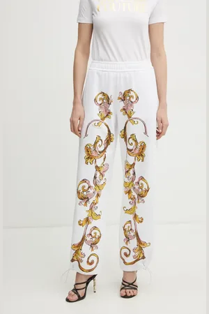 VERSACE Pantaloni della tuta di cotone donna colore 78HAA3P0 FS194