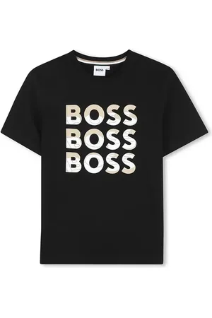 HUGO BOSS T-shirt in cotone per bambini colore J52038