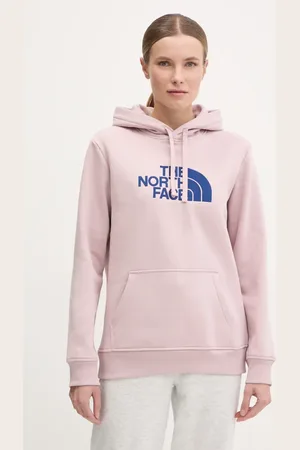 The North Face Felpa Drew Peak donna colore con cappuccio con applicazione NF0A89EHB4Q1