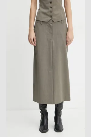 Samsøe Samsøe Gonna con aggiunta di lana SATOVE colore F24400133