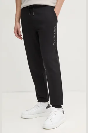 Calvin Klein Pantaloni della tuta di cotone colore con applicazione K10K114254