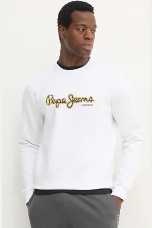 Pepe Jeans Felpa in cotone DORIAN CREW uomo colore PM582757