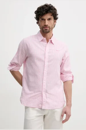 Pepe Jeans Camicia di lino ARMANDO uomo colore PM309028