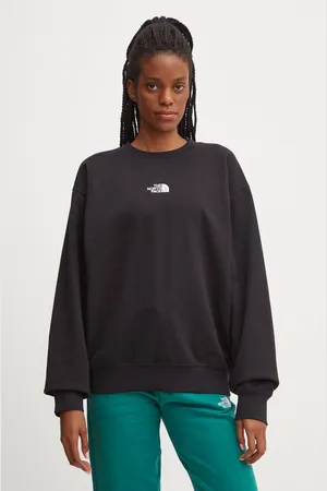 The North Face Felpa Essential Crew donna colore con applicazione NF0A89EPJK31