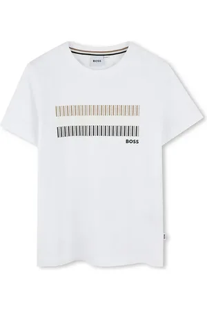 HUGO BOSS T-shirt in cotone per bambini colore J52035