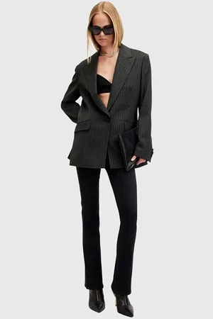AllSaints Pantaloni in cotone DANI SIZEME BOOTCUT colore W043EB