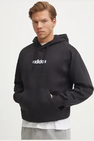 adidas Felpa Essentials Linear uomo colore con cappuccio JN1759