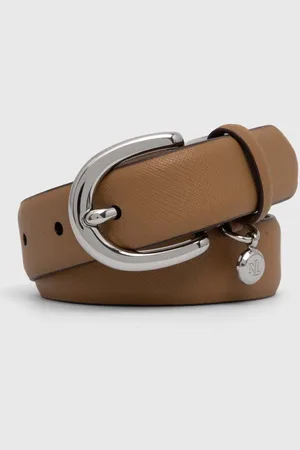 Ralph Lauren Cintura in pelle donna colore marrone 412802952