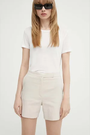 THEORY Pantaloncini in lino colore