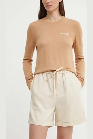 By Malene Birger Pantaloncini in lino colore