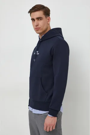 Ralph Lauren Felpa uomo colore con cappuccio con applicazione