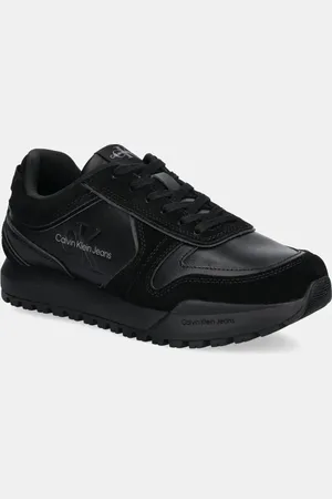 Calvin Klein Sneakers in pelle TOOTHY RUNNER IRREGULAR LINES colore