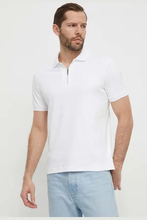 Calvin Klein Polo in cotone colore bianco