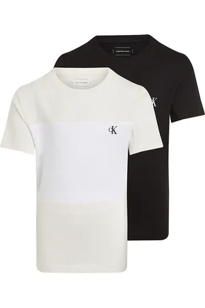 Calvin Klein T-shirt in cotone per bambini pacco da 2 colore IB0IB02441