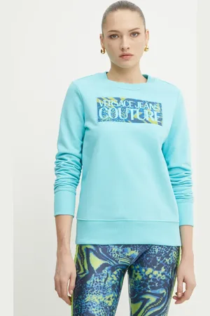 VERSACE Felpa in cotone donna colore 78HAIE04 CF00E